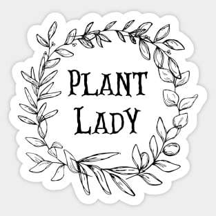 Plant Lady Sticker